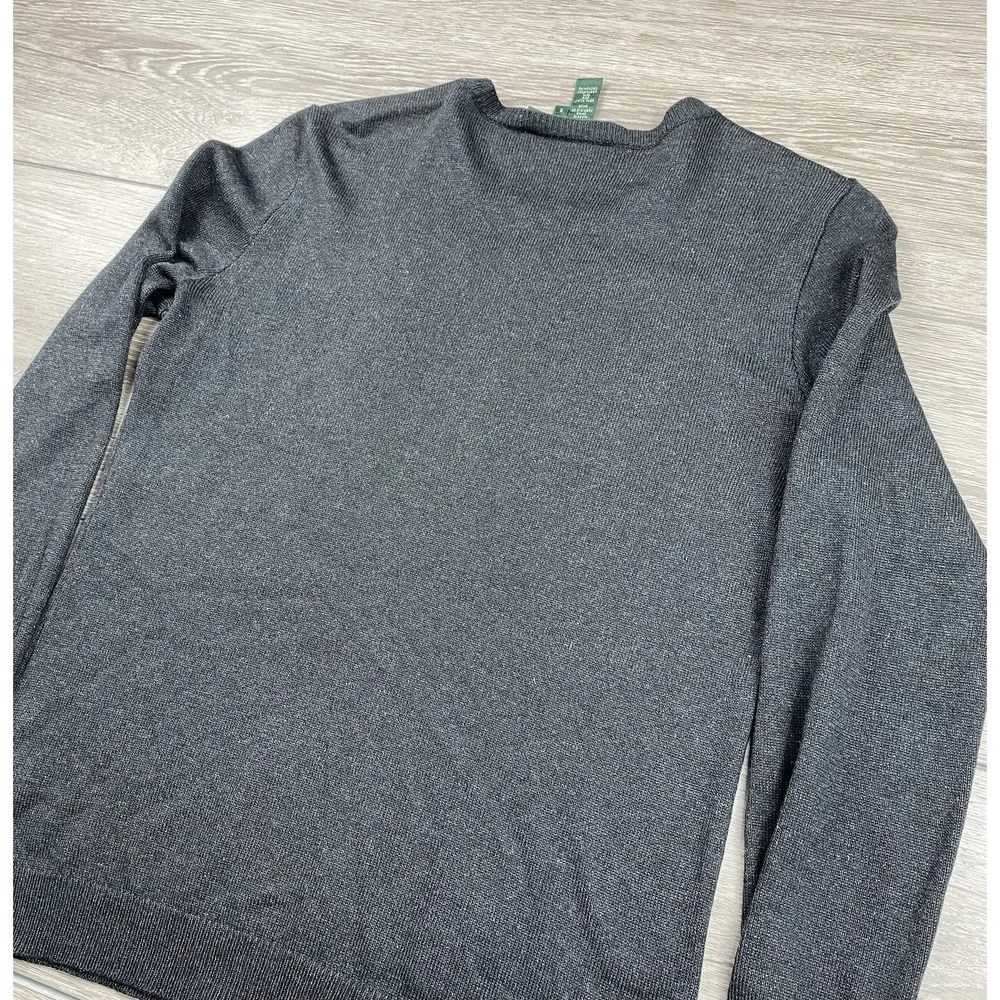 Lauren Ralph Lauren Women's Silk Cashmere Long sleeve Sweater‎ Top Black Size S
